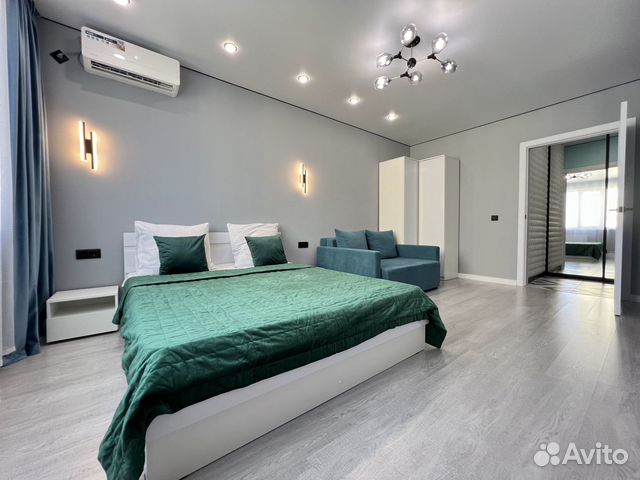 

1-к. квартира, 44 м², 2 кровати