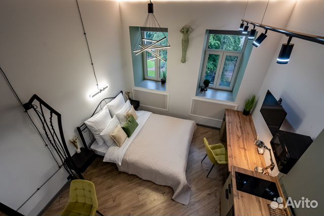 

Квартира-студия, 30 м², 2 кровати
