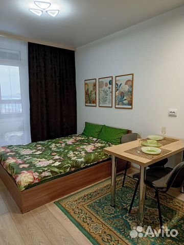 

Квартира-студия, 25 м², 2 кровати