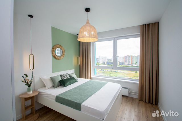 

1-к. квартира, 40 м², 2 кровати