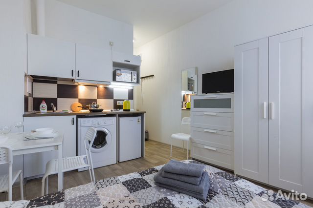 

Квартира-студия в апарт-отеле, 20 м², 1 кровать