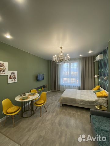 

Квартира-студия, 28 м², 2 кровати