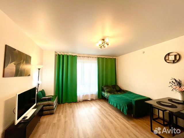 

Квартира-студия, 32 м², 2 кровати