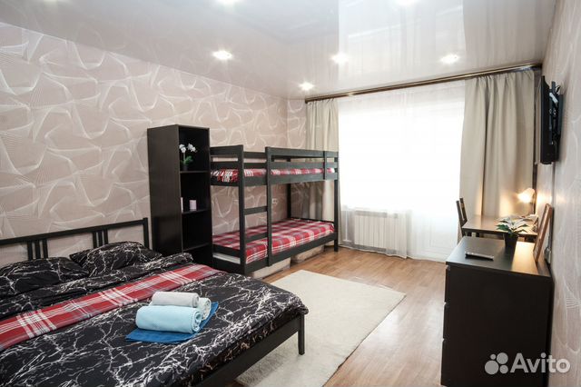 

1-к. квартира, 37 м², 3 кровати