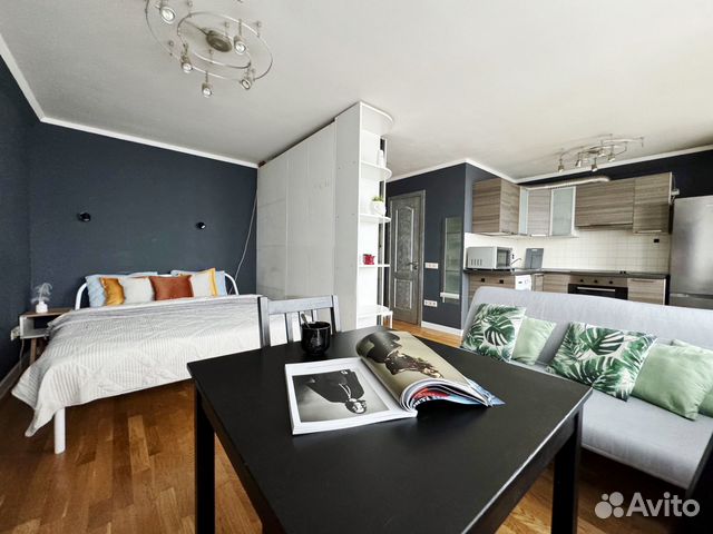 

Квартира-студия, 38 м², 2 кровати