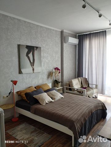 

Квартира-студия, 40 м², 2 кровати