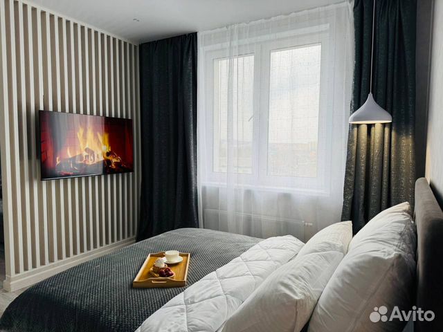 

Квартира-студия, 35 м², 2 кровати