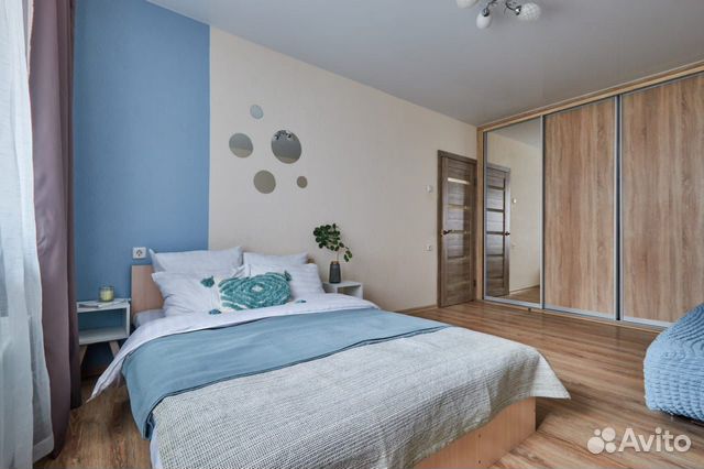 

1-к. квартира, 40 м², 2 кровати