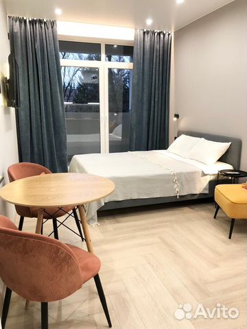 

Квартира-студия, 35 м², 1 кровать