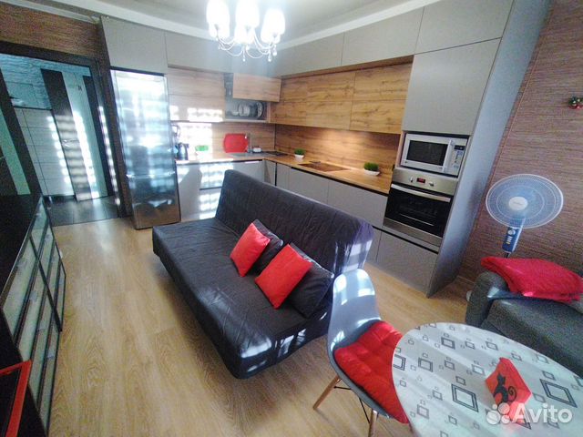 

1-к. квартира, 43 м², 2 кровати