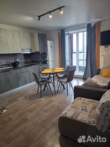 

1-к. квартира, 55 м², 3 кровати