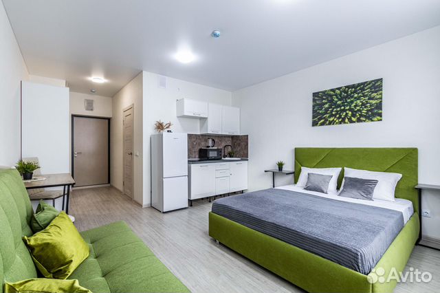 

Квартира-студия, 30 м², 2 кровати