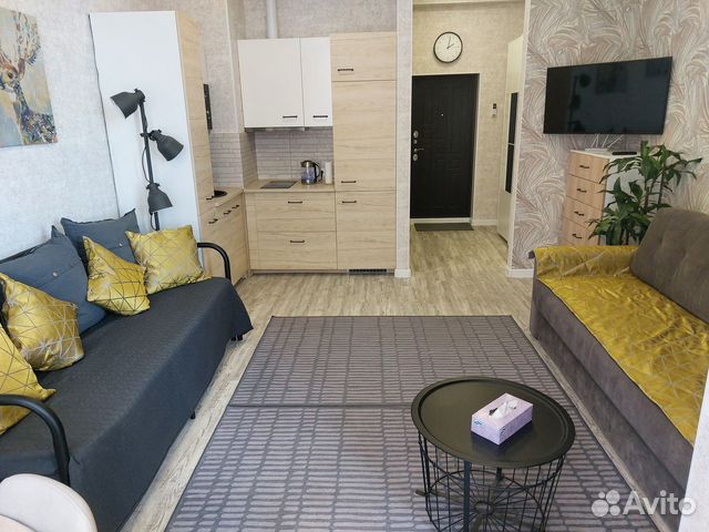 

Квартира-студия, 32 м², 2 кровати