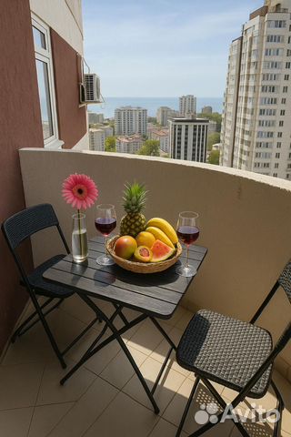

Квартира-студия, 40 м², 2 кровати