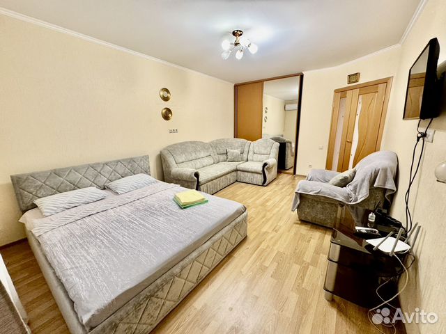 

1-к. квартира, 45 м², 3 кровати