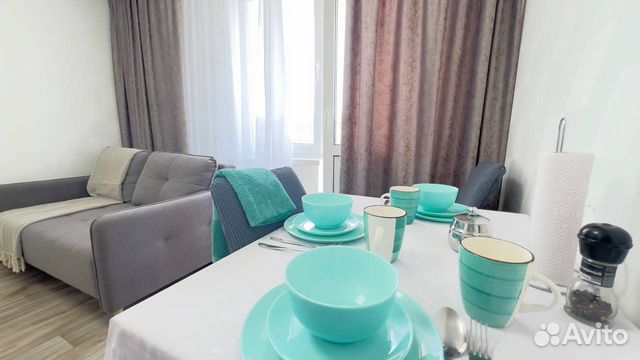 

1-к. квартира, 41 м², 2 кровати