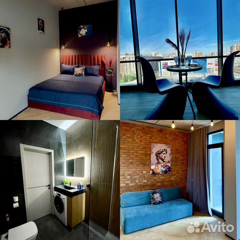 

Квартира-студия, 45 м², 3 кровати