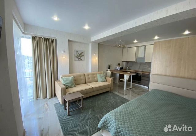 

Квартира-студия, 34 м², 2 кровати