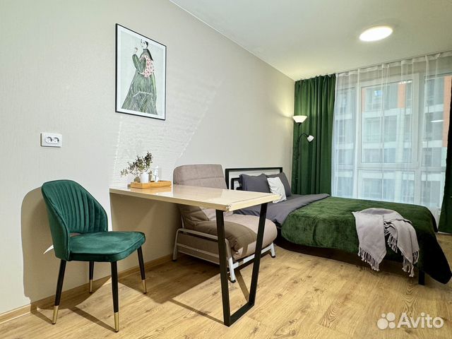 

Квартира-студия, 25 м², 2 кровати