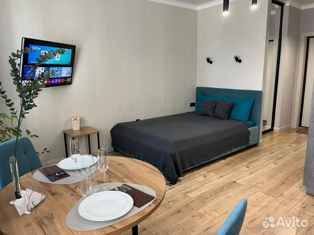 

Квартира-студия, 29 м², 2 кровати