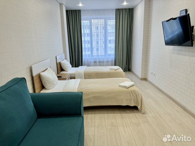 

1-к. квартира, 45 м², 3 кровати