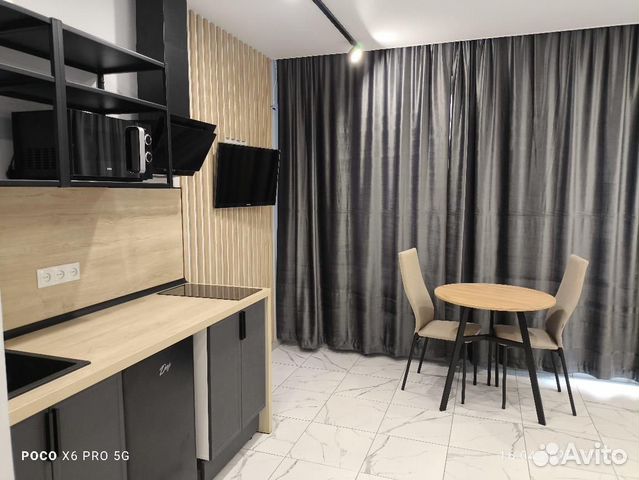 

Квартира-студия, 30 м², 1 кровать