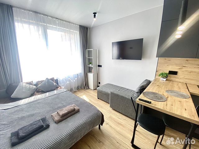 

Квартира-студия, 25 м², 2 кровати