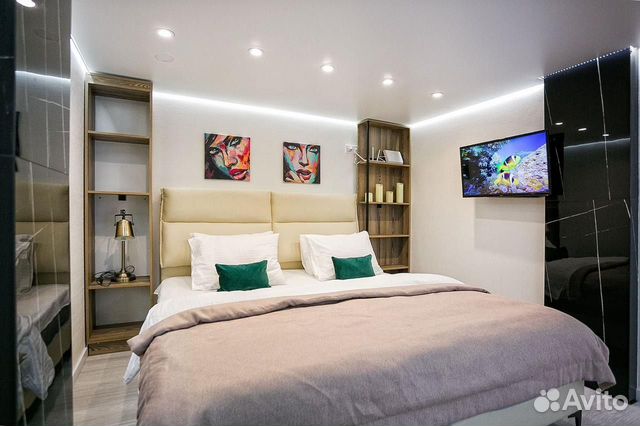

Квартира-студия, 40 м², 2 кровати