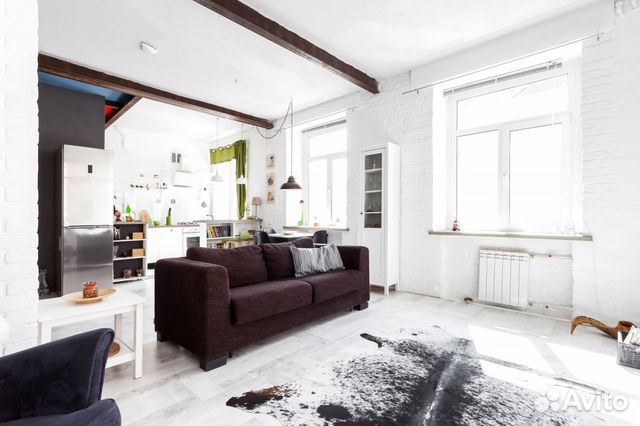 

Квартира-студия, 45 м², 2 кровати