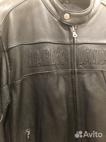 Куртка harley davidson, кожа с перфорацией, XXL Куртка harley davidson, кожа с перфорацией, XXL