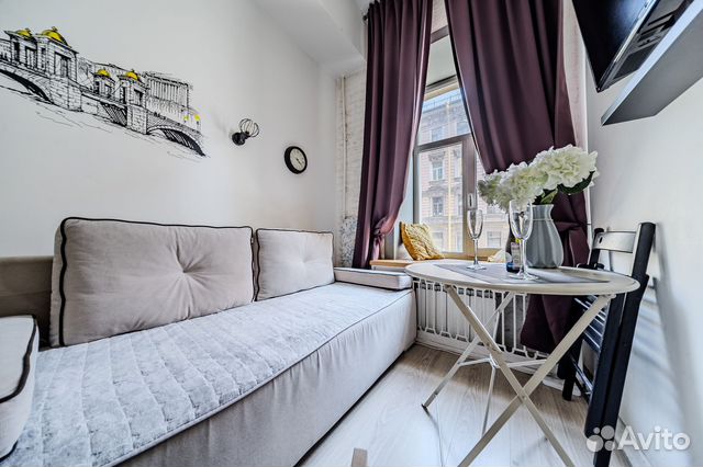 

Квартира-студия, 17 м², 2 кровати