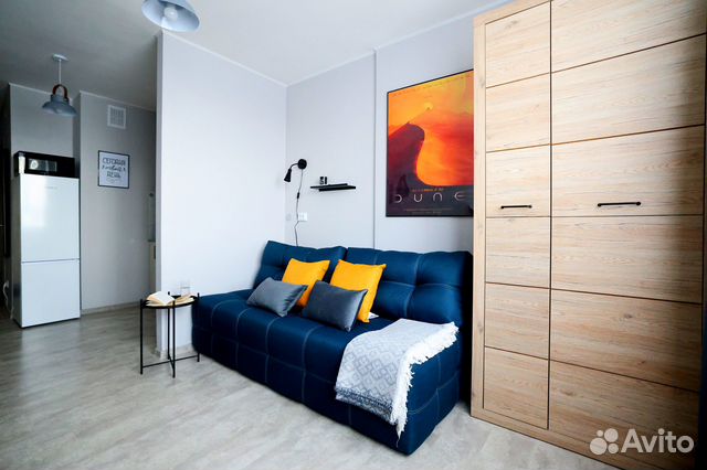 

Квартира-студия, 24 м², 2 кровати