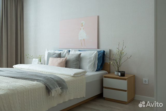

1-к. квартира, 43 м², 2 кровати