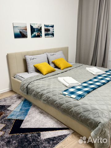 

1-к. квартира, 34 м², 2 кровати