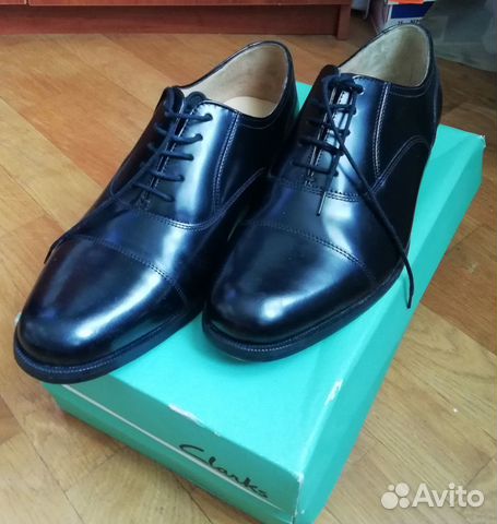 Ботинки Clarks кожа, UK 10, новые Ботинки Clarks кожа, UK 10, новые