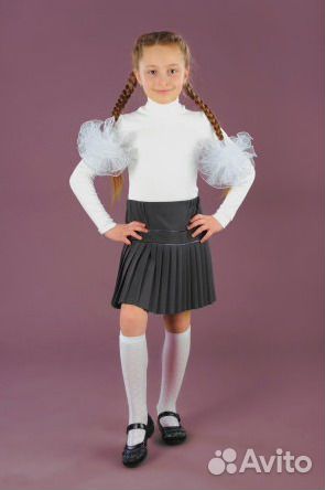 Юбка школьная новая,152 р-р + жилетка Юбка школьная новая,152 р-р + жилетка