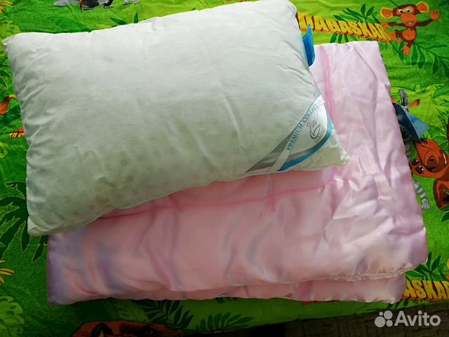 Комплект детский подушка + одеяло