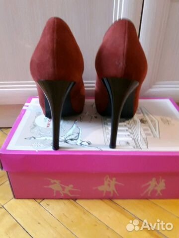 Туфли натур.замша Италия