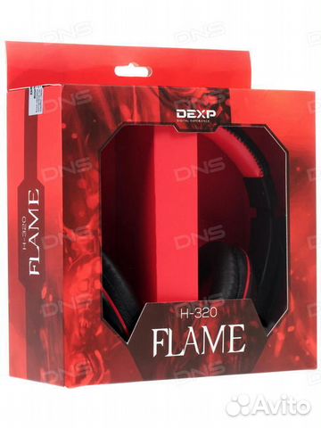 Наушники игров.Dexp H-320 Flame,нов.,упаковка