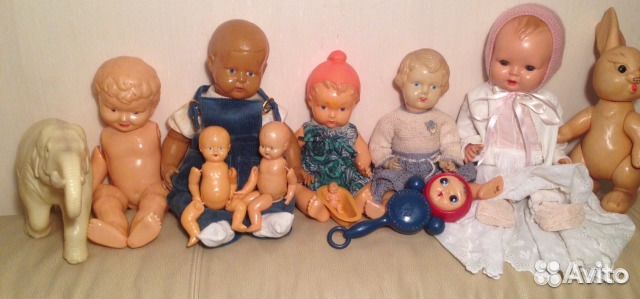 Игрушка кукла разные Буратино целлулоид охк СССР