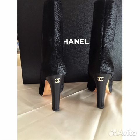 Chanel, оригинал, демисезонные ботинки Chanel, оригинал, демисезонные ботинки