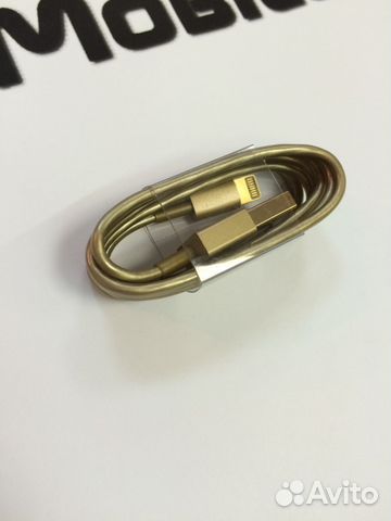 Кабель (зарядник) iPhone 5S/5/6/6S/7/8/iPad Золото Кабель (зарядник) iPhone 5S/5/6/6S/7/8/iPad Золото