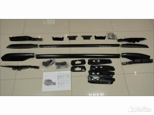 Рейлинги черные Toyota Land Cruiser Prado 150