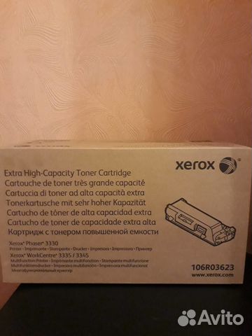 Картридж оригинальный Xerox 106R03623