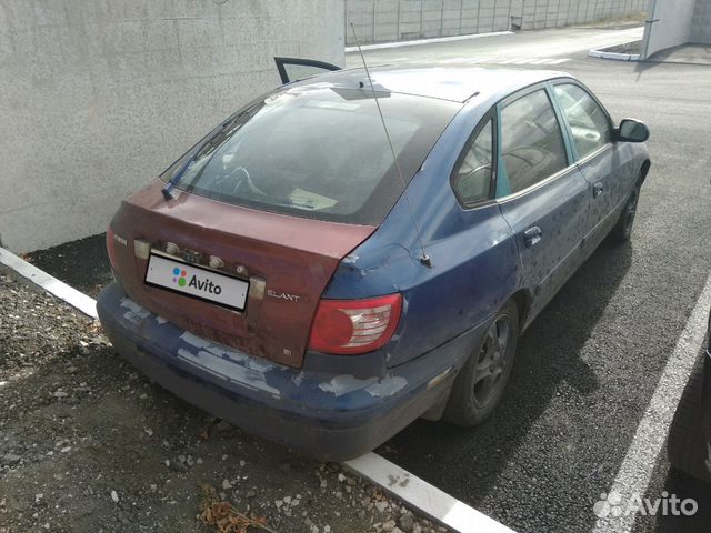 Hyundai Elantra 2.0 AT, 2001, битый, 173 000 км