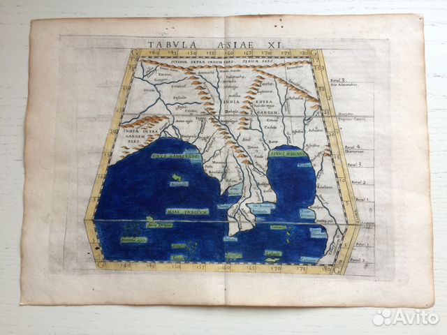Карта 1574 года