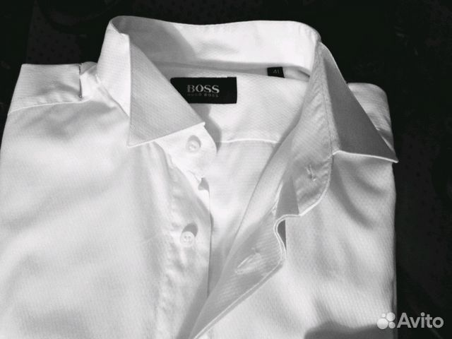 Рубашка белая под смокинг Hugo Boss р.41(L) Рубашка белая под смокинг Hugo Boss р.41(L)