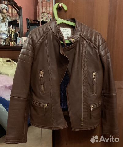 Кожаная куртка Massimo Dutti