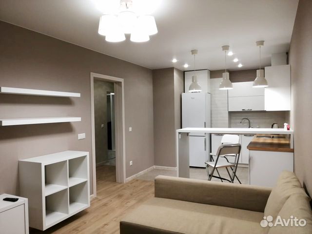 

1-к. квартира, 45 м², 2 кровати