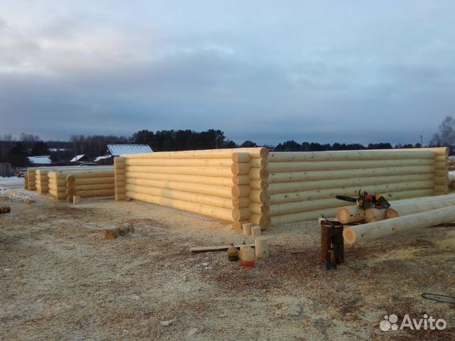 Сруб дома/бани в чашу Сруб дома/бани в чашу